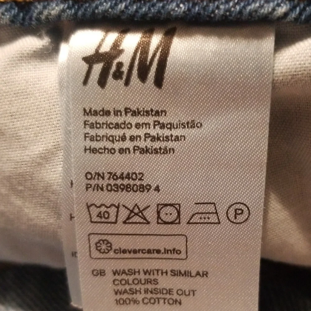 H&M Light Blue Denim Jean Shorts